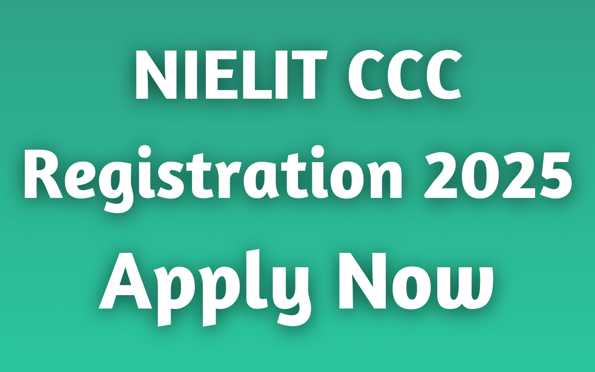 NIELIT CCC Registration 2025