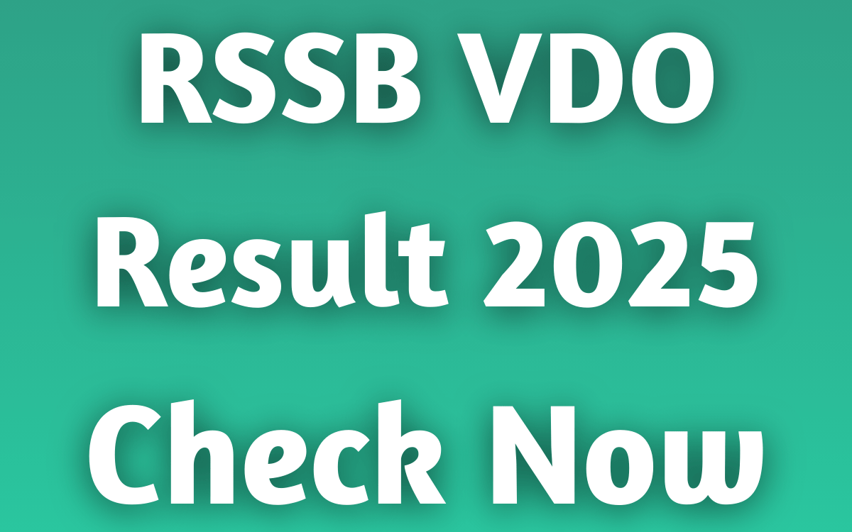 RSSB VDO Result 2025