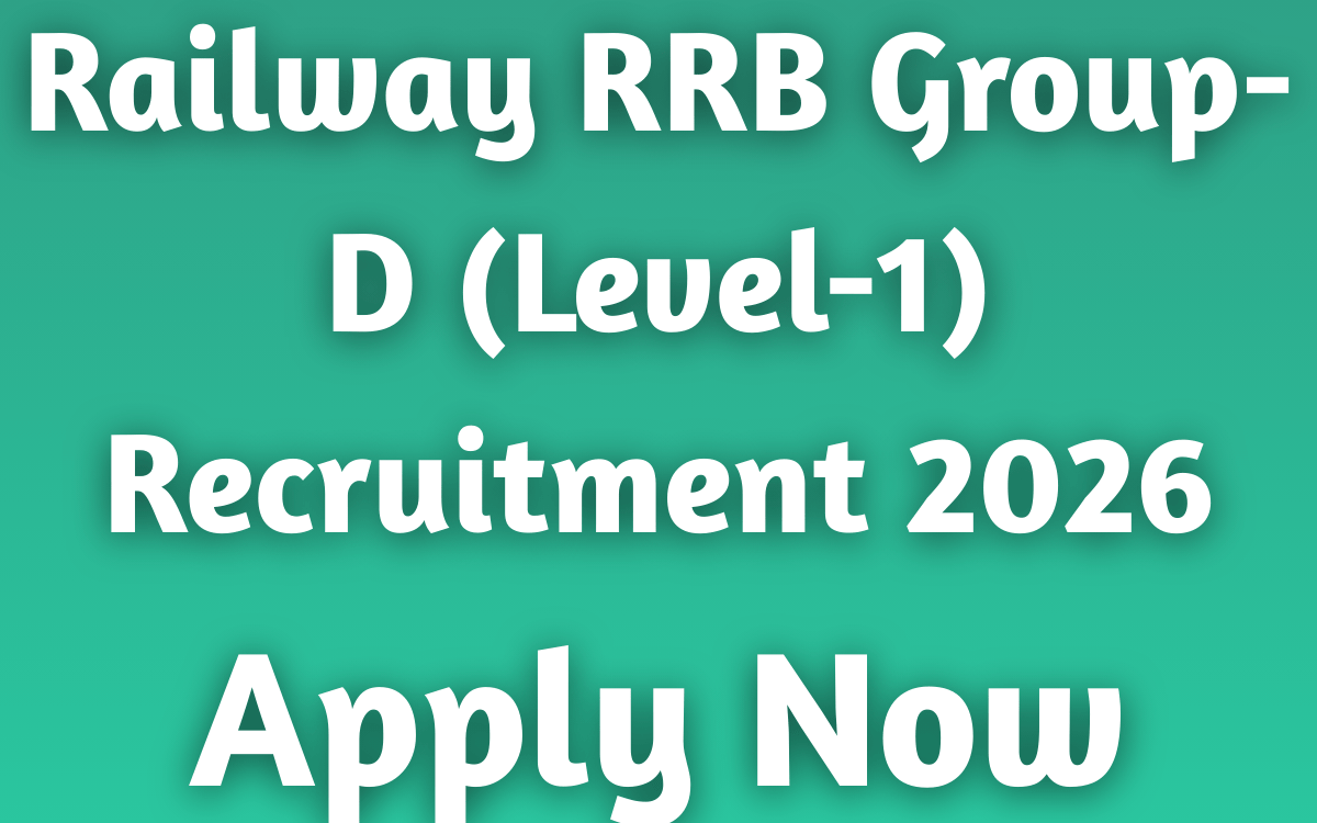 Railway RRB Group-D (Level-1) Recruitment 2026