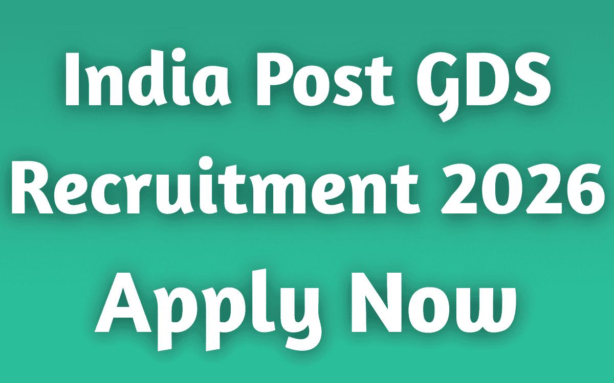 India Post GDS Recruitment 2026