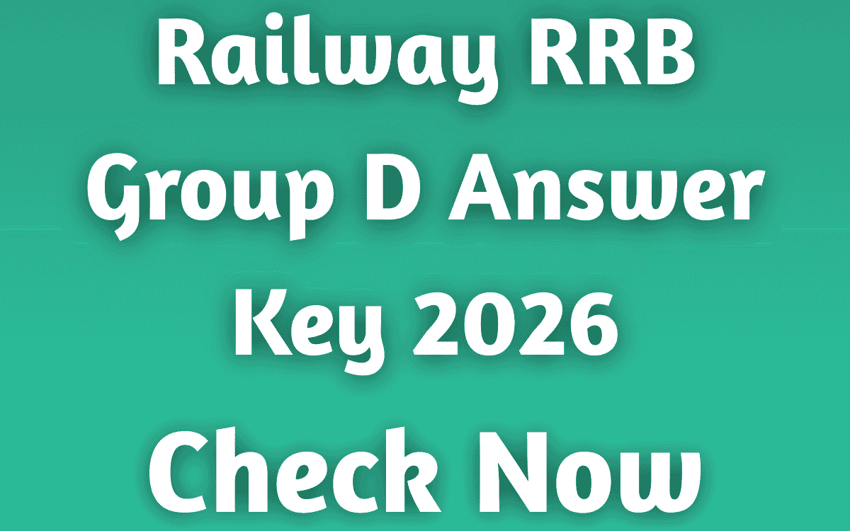 Railway RRB Group D Answer Key 2026